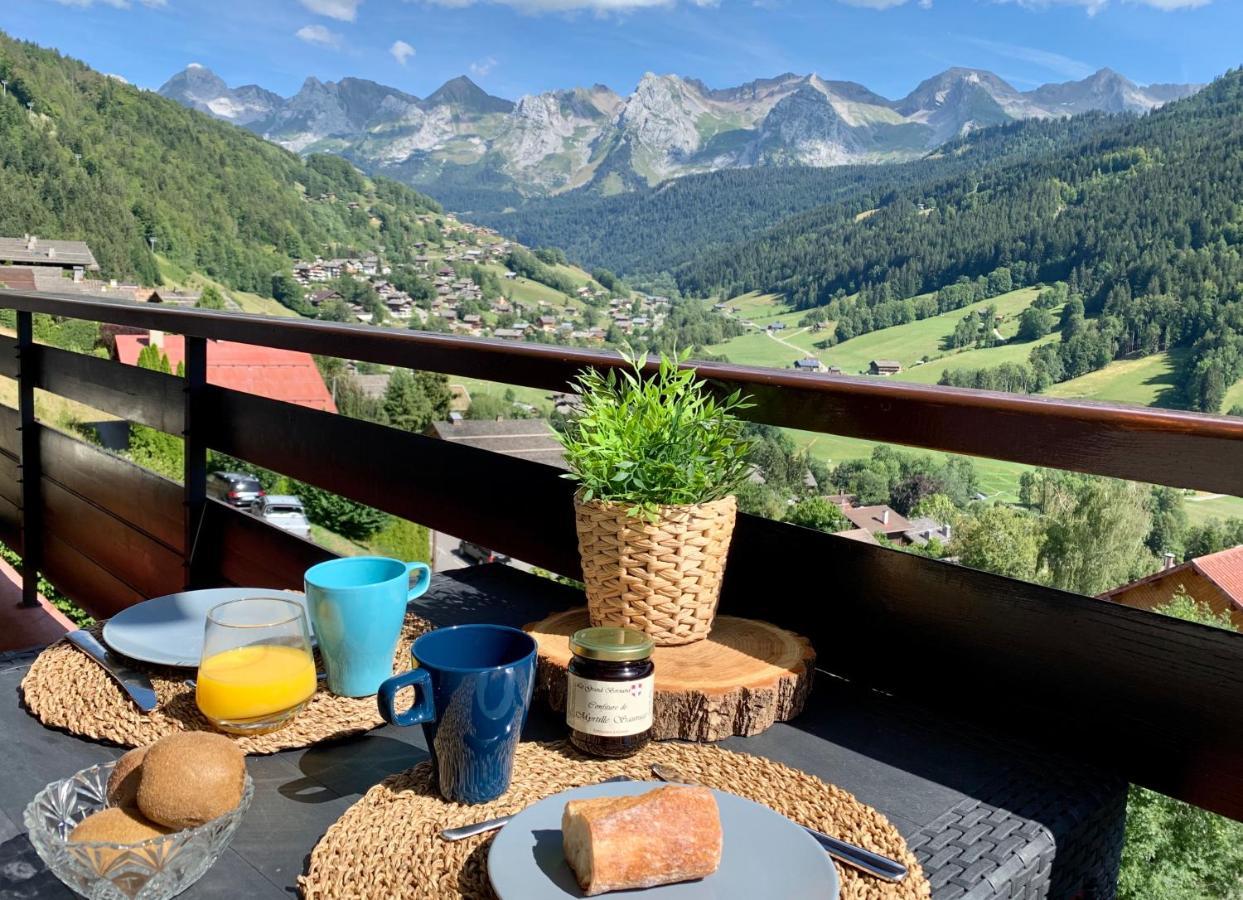 Bel Appartement Avec Vue Exceptionnelle Le Grand-Bornand Luaran gambar