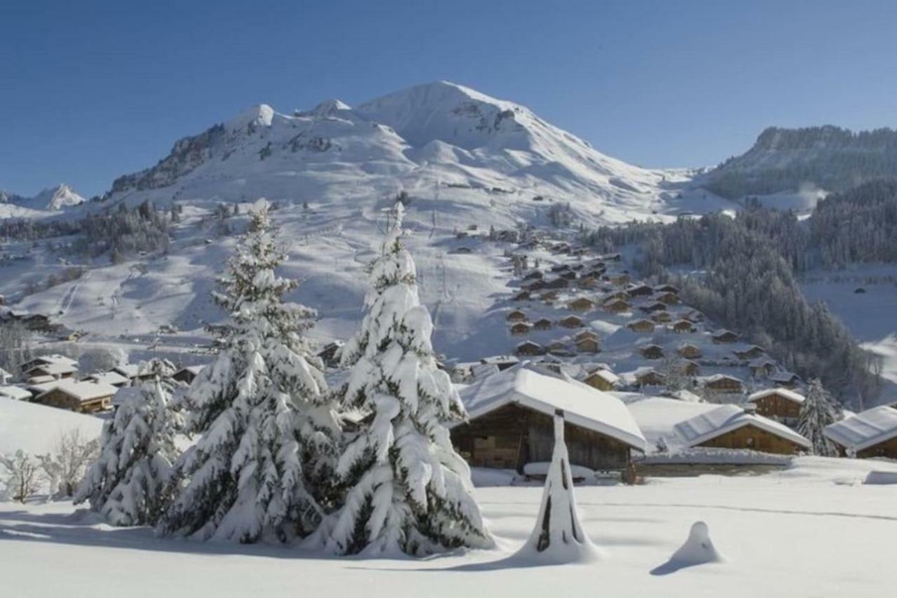 Bel Appartement Avec Vue Exceptionnelle Le Grand-Bornand Luaran gambar